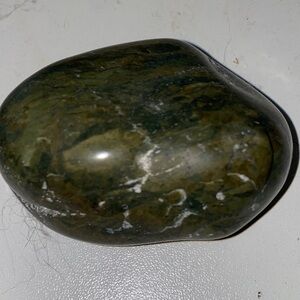 Polished Green Stone Accent